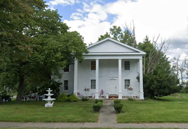 The farmhouse in Wellington, Ohio that Dan's father renovated